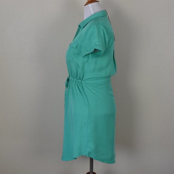 Love Tree Tencel Shirt Dress NEW M - Picture 4 of 10